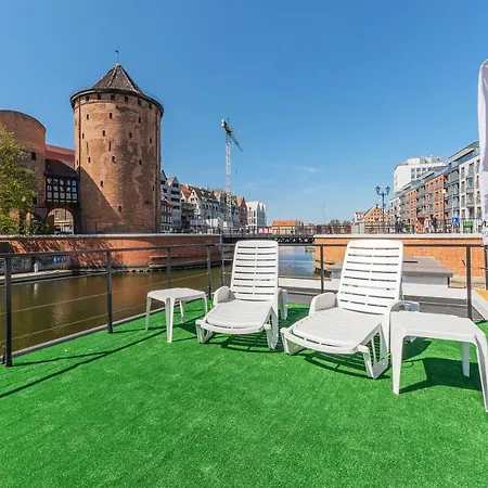 Na Wodzie - La Mare Motlava Houseboats With Sauna By Downtown Gdansk