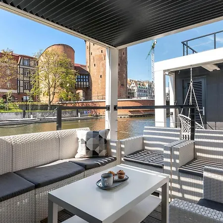 Na Wodzie - La Mare Motlava Houseboats With Sauna By Downtown Gdansk