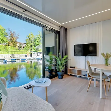 Na Wodzie - La Mare Motlava Houseboats By Downtown דירה גדנסק