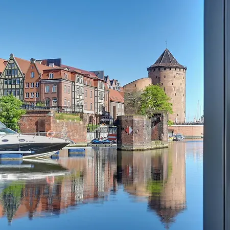 Na Wodzie - La Mare Motlava Houseboats With Sauna By Downtown Apartment Gdansk