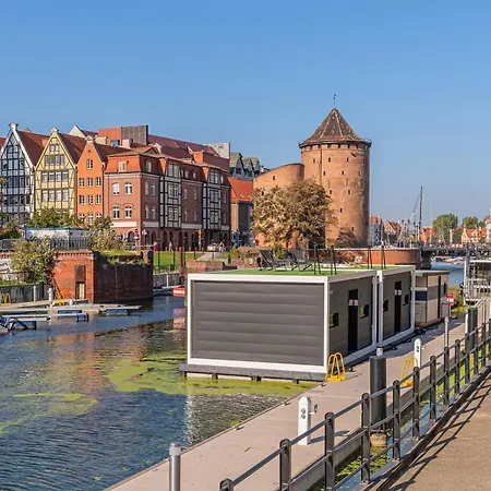 Na Wodzie - La Mare Motlava Houseboats With Sauna By Downtown Gdansk