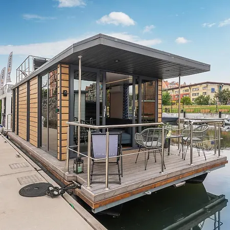 Apartment Na Wodzie - La Mare Motlava Houseboats With Sauna By Downtown Gdansk