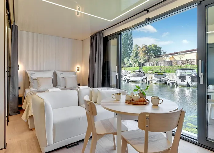 Na Wodzie - La Mare Motlava Houseboats By Downtown 公寓 格但斯克