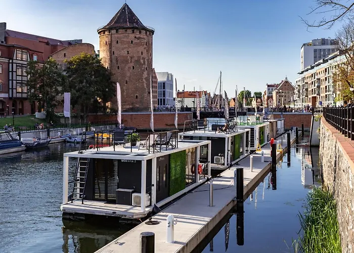 Na Wodzie - La Mare Motlava Houseboats By Downtown גדנסק