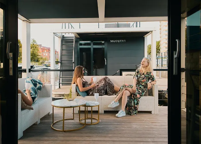 דירה Na Wodzie - La Mare Motlava Houseboats By Downtown
