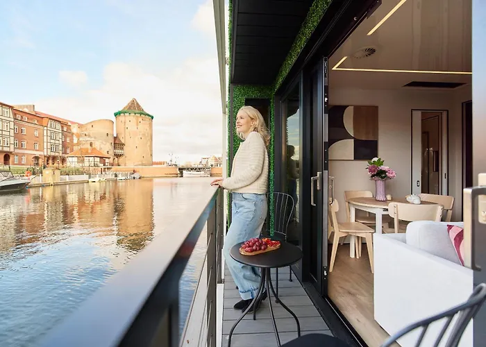 דירה Na Wodzie - La Mare Motlava Houseboats By Downtown *